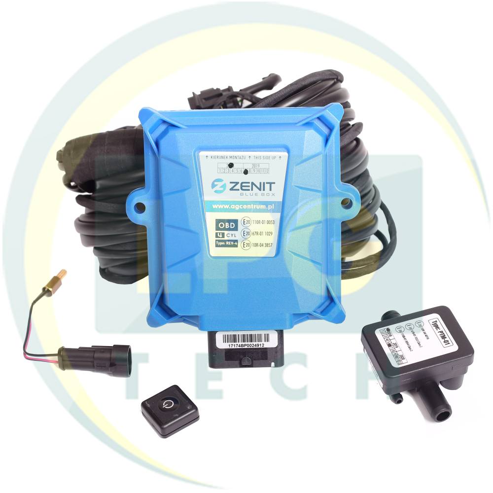 Огляд систем упорскування газу Zenit Bluebox/Bluebox OBD