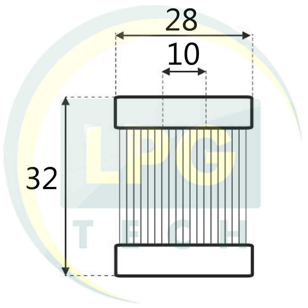 Фільтр до редуктора Lovato RGJ-3.2L (CI-233) Фільтр до редуктора Lovato RGJ-3.2L (CI-233)