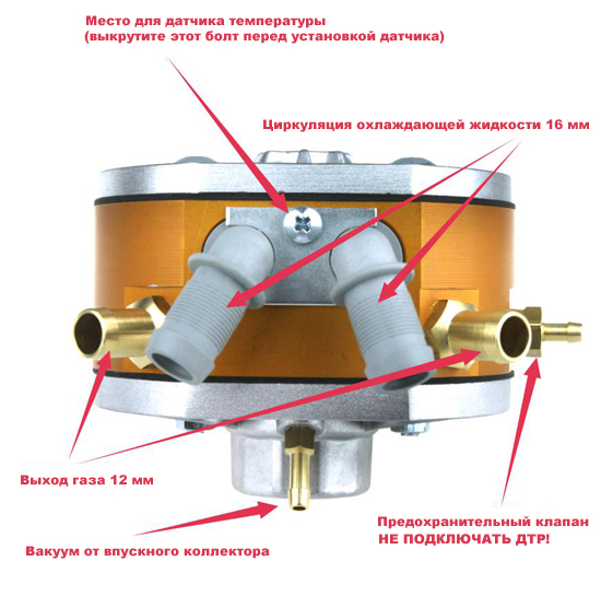 Конструкція і особливості підключення датчика температури редуктора KME Gold