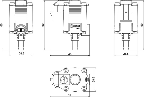 Корпус форсунки STAG W-03 Single 1 циліндр (W3XL081013)